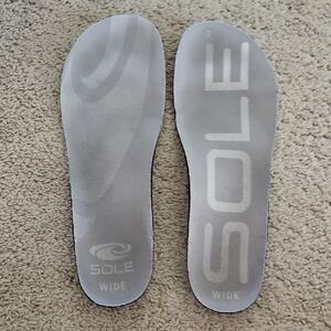 SOLE Thin Insoles, Lightly Used, Size 9m/11w